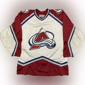 Colorado Avalanche STARTER Center Ice Authentic NHL Hockey Jersey Size 48